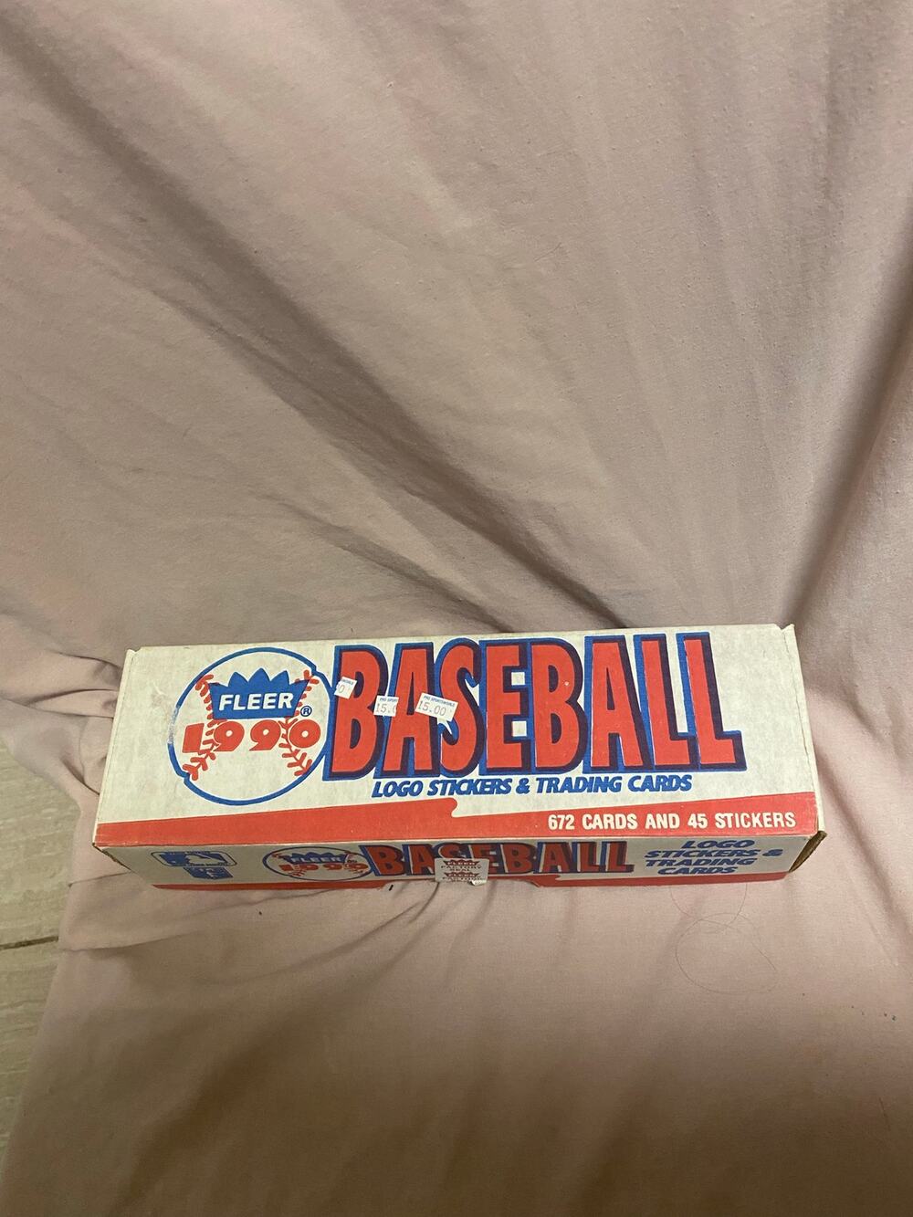 1990 Fleer Baseball Cards Complete Set Sealed 472 Cards and 45 Stickers